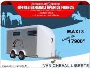Maxi 3 van cheval liberte 3 places - promotion